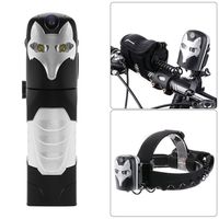 XCSOURCE Silver Fox 1080P HD Bike Video Recorder 5MP Camera + 6000K Dual LED Headlamp / 800LM Bicycle Light + 5200mAh Power Bank XC310
