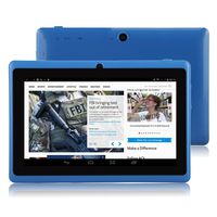 IRULU X1a 7" Tablet - A33 Cortex-A7 1.5GHZ Quad Core System, Android 4.4 OS, 1024*600 Resolution with 5 Point Capacitive Touch, Dual Camera(Front 0.3MP/ Rear 2.0MP),512MB-RAM/8GB-ROM (Blue)