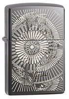 Zippo Personalized Message Engraved on Backside Customized Part2 Lighter Windproof Lighter (Asian Umbrellas)