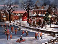 Hi-Look Microfiber Cleaning Cloth - The Heart of Christmas