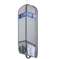 Univivi Garment Bags for Travel and Storage 54" with 2 Large Mesh Pockets,Gray
