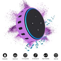 Case/Cover/Sleeve for Amazon Eco Dot 3rd Generation,Latest Silicone Protective Case Shock Proof [Anti-Lost][Ultra Light] Flexible Skin Holder for All-New Echo Dot (Purple)