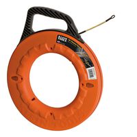 Fish Tape 100-Foot is Non-Conductive Fiberglass, Flexible for Conduit Measuring as Pull Line Klein Tools 56010