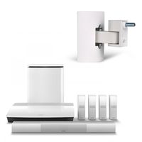 Bose Lifestyle 600 Home Entertainment System with UB-20 Series II Wall/Ceiling Bracket (White)
