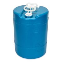15 Gallon Emergency Water Storage Barrel - 1 Tank - Preparedness Supply - Water Tank Drum Container - Portable, Reusable, BPA Free, Food Grade Plastic