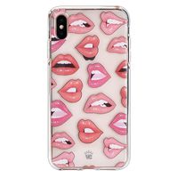 Velvet Caviar for Cute iPhone Xs Max Case Lips Clear for Women & Girls - Protective Phone Cases [Drop Test Certified] (Nude Lips)