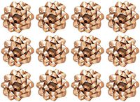 The Gift Wrap Company 4232-09 Decorative Glitterati Lotus Bows, Large, Gold