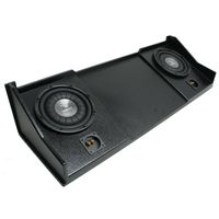 Compatible with 1998-2001 Dodge Ram Ext Club Quad Truck Harmony F104 Dual 10" Rhino Sub Box New