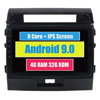 RoverOne Android 8.0 Octa Core In Dash Car Stereo System for Toyota Land Cruiser LC200 2008-2013 with GPS Navigation Radio Bluetooth Mirror Link 10.2 inch Touch Screen