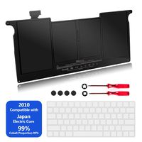 A1375 Laptop Battery for Apple MacBook Air 11" inch A1370 [New 2019 Upgraded 3.0] for (MacBook Air A1370 11" inch Only for 2010 Version) High Capacity 5300mAh 39Wh/7.6V Replacement Battery