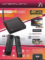 Dreamlink T3 Android Dual Band 5G Gigabit LAN 2GB RAM 16GB ROM 4K + Extra Backlit AIR Mouse Keyboard Remote + Extra Luminous Remote + Free 3 in 1 Charger