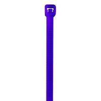 BOX USA BCT444E Colored Cable Ties, 40#, 8", Purple (Pack of 1000)