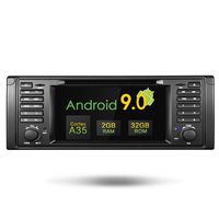 Amaseaudio Upgrade Android 9.0 Single Din Indash 7 inch TFT Touchscreen Car DVD Stereo Radio Player for BMW 5 Series E39 M5 Online GPS Navigating Head Units