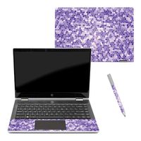 Mightyskins Skin Compatible with Hp Pavilion X360 14" (2018) - Stained Glass | Protective, Durable, and Unique Vinyl Decal Wrap Cover | Easy to Apply, Remove, and Change Styles | Made in The USA