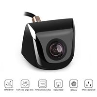 Backup Camera, KEELEAD Rear View Camera, Night Vision Wide Angle Waterproof Parking Camera with Metal Case Universal Vehicle Reversing Security for Car SUVs