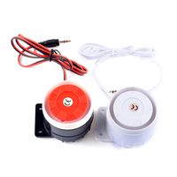 Cylewet 2Pcs 12V DC Electronic Buzzer Alarm Siren Security Horn Active Speaker Burglar Alarm Siren 120dB (Pack of 2) CYT1102