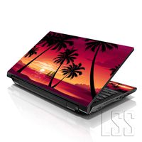 LSS 15 15.6 inch Laptop Notebook Skin Sticker Cover Art Decal Fits 13.3" 14" 15.6" 16" HP Dell Lenovo Apple Asus Acer Compaq (Free 2 Wrist Pad Included) Hawaiian Paradise Palm Tree