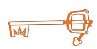 Home Grown Claremore Key Blade - Vinyl Decal Sticker (Orange, 5" X 11.5")