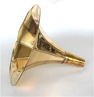 Solid Brass Gramaphone Gramophone Horn, Only for Replacement Part or Craft RCA Victrola