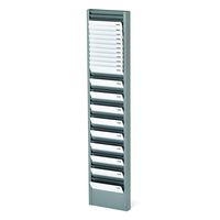 STEELMASTER Horizontal Swipe Card Rack, 8-1/8 x 23-1/8 x 1/2 Inches, Gray (20601)