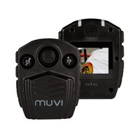 Veho Muvi HD Pro 2 Camcorder | Handsfree | Body Worn | Video Camera | Security Cam | 32GB Internal Memory | 1080p30 - Black (VCC-005-MUVI-HDPRO2)