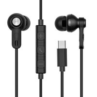 Fukep USB C Earbuds, USB-C Earphones with Mic Noise Cancelling Headphones Compatible for Google Pixel 4/3/2/4XL/3XL/2XL, One Plus Phone, Huawei Mate 10/P20 Pro, Samsung Note 10/10+ and More (Black)