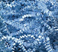 12oz - 24 Colors - U Pick! Gift Basket Shred, Crinkle Paper Grass Filler (Light Blue)