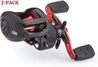 Abu Garcia BMAX3-L Black Max Low-Profile Baitcast Fishing Reel, Left Hand (Bmax3-left Hand (2-Pack))
