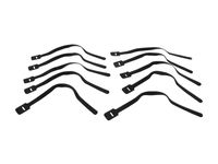 Nippon Labs VT-13-BK 13-Inch Velcro Reusable Ties, Black, 10-Pieces/Bag