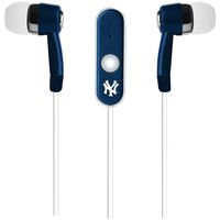 MLB New York Yankees Hands Free Ear Buds with Microphone