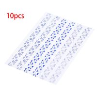 HuntGold 10 Sheets Durable Photo Corners Self Adhesive Pictures Holder Stickers for DIY Scrapbook, Picture Album -Blue