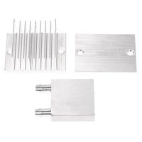 Baugger DIY Radiator Kit, DIY Kit Thermoelectric Peltier Cooler Refrigeration Cooling System Heat Sink Conduction Module + Fan + TEC1-12706