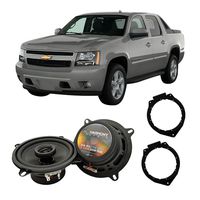 Compatible with Chevy Avalanche 2007-2013 Rear Deck Factory Replacement Harmony HA-R5 Speakers