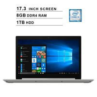 Lenovo 2019 Newest L340-17 17.3 Inch HD Laptop (8th Gen Intel Dual Core i3-8345U up to 3.90 GHz, 8GB DDR4 RAM, 1TB HDD, Bluetooth, DVD, WiFi, Windows 10) (Gray)