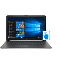 HP 17z High Performance 17.3 HD+ Touchscreen Laptop (AMD Ryzen 3 2200U, 16GB RAM, 1TB HDD + 256GB SSD, 17.3" HD 1600 x 900 Touch, AMD Radeon Vega 3, DVD, WiFi, Bluetooth, Win 10 Home) Silver
