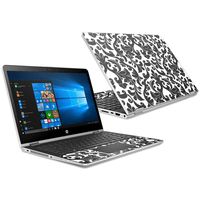 Mightyskins Skin Compatible with Hp Pavilion X360 15.6" (2018) - Black Damask | Protective, Durable, and Unique Vinyl Decal Wrap Cover | Easy to Apply, Remove, and Change Styles | Made in The USA