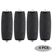 Aquiver Foot Extra Rough Pedicure Rollers Replacements Electronic Callus Removers (4 Pcs)
