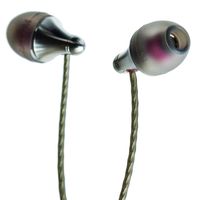Echobox HiFi in-Ear Earphones Wired Earbuds - High Resolution Stereo Headphone, Solid Titanium Housings, Tangle Free Cable, W/O Mic