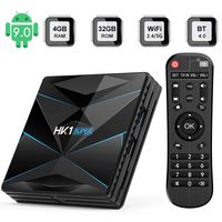 Android 9.0 TV Box, Android TV Box 4GB RAM 32GB ROM, Dual-WiFi 2.4GHz/5GHz Bluetooth Android Box, RK3318 Quad Core 64 Bits 3D/4K Google Android Media Box 2019