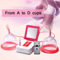 SUN RDPP Breast Massage Electric Massager Vacuum Cups Breast Massager Breast Enhancement Instrument,4 Sizes,XL