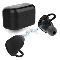 Wireless Earbuds, in Ear Headphones with Charging Case, Bluetooth 5.0 Earphones with Microphone Binaural Calls, IPX5 Waterproof for Sport, TWS Sound True Wireless Earbuds Stable in Ear Earpiece-Black