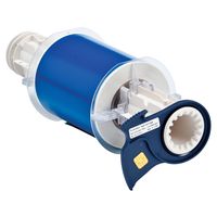 Brady 13541 PowerMark 50' Length x 4" Width, B-580 Vinyl Film, Blue Indoor/Outdoor Tape