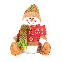 Miseku 1PCS Christmas Decorations Sitting Posture Window Desktop Decoration Doll Gift