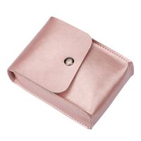 AENMIL For Apple MacBook 11.6" / 12" / 13.3" Charger Protective Sleeve Cover, Stylish Soft PU Leather Cover Holder with Secure Magnetic Latch(Rose Gold)