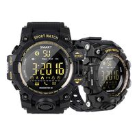EX16S Multifunction Waterproof Smart Watch Remote Camera For Android For iOS (black)