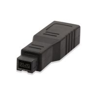 Electop FireWire 1394 6 Pin Female to 1394 9 Pin Male IEEE 400 to 800 Adapter Converter