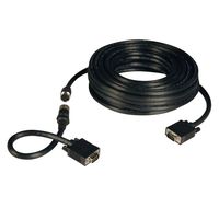 Tripp Lite VGA Coax Monitor Easy Pull Cable , High Resolution cable with RGB coax (HD15 M/M) 100-ft.(P503-100)