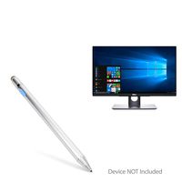 Dell P2418HT (23.8") Stylus Pen, BoxWave [AccuPoint Active Stylus] Electronic Stylus with Ultra Fine Tip for Dell P2418HT (23.8") - Metallic Silver