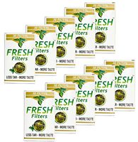 FRESH Cigarette Filters For Cigarette Smokers (10 Packs) 30 filters per pack