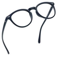 LifeArt Blue Light Blocking Glasses, Anti Eyestrain, Computer Reading/Gaming/TV Glasses for Women Men, Anti UV, Anti Glare (Navy, 1.75 Magnification)
